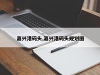嘉兴港码头,嘉兴港码头规划图